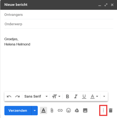 Wisselen tussen handtekeningen